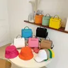 2023 Bags Clearance Outlets Fashion small square summer new minority simple letter single shoulder hat set women's bag