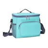 Dinnerware Sets Delivery Bag Soft Beach Picnic Thermal Insulated With Side Pocket Detachable Strap Cooler Lunch For Work