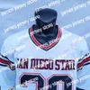 American College Football Wear Shirts San Diego State Aztecs Football Jersey NCAA College Marshall Faulk Williams Jordon Brookshire Greg Bell Bellinger Patrick Mc