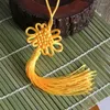 Dekorative Figuren, 50 Stück, handgefertigte chinesische Knoten, weiche Quasten, Weihnachtsgeschenk für Frühlingsfest, besondere Jahresdekoration