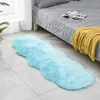 Tapis en peau de mouton moelleux en peluche grand pour salon chambre doux fausse fourrure laine housse de canapé grand tapis tapis de sol décor à la maison