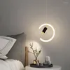 Lampes suspendues Europe du Nord Plafond Lustre Simple Moderne LED Lumières Pour Chambre Personnalisé Chevet Étude Éclairage Éclairage Maison