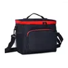 Dinnerware Sets Delivery Bag Soft Beach Picnic Thermal Insulated With Side Pocket Detachable Strap Cooler Lunch For Work