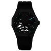 Armbanduhren Luxus Automatische Rotary Skeleton Mechanische Bewegung Uhren Herren Selbstaufzug Sport Leuchtende Mann Saphir Armbanduhr 2023