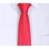 Bow Ties Brand Rose Red Tie voor mannen Hoge kwaliteit 7cm Great Wedding Party Bruidegom Ntransnek Formele nek met geschenkdoos