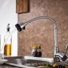 Kökskranar Kvalificitet Zinklegering 360 graders roterbar kall mixer TAP WASH BASIN STRAIKET ENKELT HANDEL