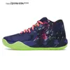 Autentyczny Lamelo Ball Mens Buty koszykówki MB.01 Man Melo Rick and Morty MB01 01 Ballls Galaxy Blue Red Green Black Blast Bute