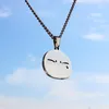 Catene Collana anime per donne Quella volta che mi sono reincarnato come una melma Collane Uomo Tendenza Collo Colore argento Amanti della moda Catena regalo per feste