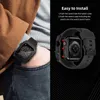 Inteligentne paski do Apple Watch Series 12345678Se TPU Rugged Bands i Case Ochraniacz z hartowanym szklanym Zegarem Akcesoria 44 mm 45 mm