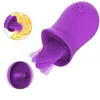 Vibratore giocattolo del sesso Lingua di simulazione di vibrazione femminile marito e moglie divertente leccapiedi masturbatore AV stick