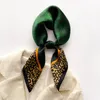 Scarves 2023 Scarf Women Spring Silk Wrap Shawl Square Bandana Lady Neck Hair Foulard Office Neckerchief Hijab Pashmina