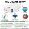 48V 200AH PowerWall 10 кВт LifePO4 Аккумулятор встроенный батареи с батареей CAN 485 6000 циклов для Solar OFF/ON GRID-10-летняя гарантия