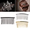 Coiffures de mariage peigne latéral en métal pinces à cheveux vierges pratiques 20 dents accessoires de mariée bricolage pince pour femmes femme