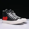 All Shoe CDG Canvas Play Love With Eyes Hearts 1970 1970s Big Eyes Beige Black Classic Casual Skateboard Sneakers Designer x3