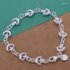 Link Bracelets AH156 Wholesale Lucky Silver Color Charm For Women Fashion Jewelry All The Stars /egmamxta Aivajaca