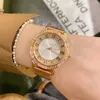 Luxury Women Diamond Watch Top Designer Designer Pani Watches Watches Stal nierdzewna Zespół Kwarcowy Kwarcowe zegarek na damski świąteczny dzień matki Prezent Relojes Mujer