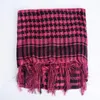 Scarves SHUJIN Unisex Lightweight Plaid Tassel Arab Desert Shemagh KeffIyeh Scarf Wrap Pashmina Fashion Winter Women Men Warm