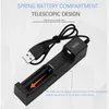 バッテリー充電器18650 USB 1スロットユニバーサルスマートクイック充電充電式リチウムバッテリー充電器14500 16340 26650 18500