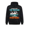 Sweats à capuche pour hommes Sweatshirts Ce qui se passe sur le ponton reste T-shirt Capitaine de bateau Prévalent Normal Manches longues Hommes Hoods