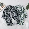 Men's Casual Shirts Fashion Men Short Sleeve Hawaiian Shirt Fast Drying Plus Size Asian M-3XL Summer Floral Beach For