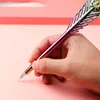 Jel Pens 36 PC/Lot Yaratıcı Tavus Kuşu Tüy Sevimli Siyah Mürekkep İmza Promosyon Hediye Kırtasiye Okul Malzemeleri
