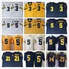 American College Football Wear 3 Rashan Gary Jersey 5 Jabrill Peppers 21 Desmond Howard Jerseys 2022 NCAA Michigan Wolverines Stitched College Football Jerseys Aid