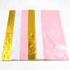 Party Decoration 10pcs Rose Gold Iridescent DIY Tissue Paper Tassel Garlands Baby Shower Bachelorette Wedding Birthday Supplies
