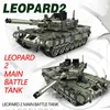 1747 PCS Leopard 2 Główne zestawy budowlane z czołgiem bitewne blokuje wojsko wojska wojska żołnierza bicks zabawki dla dzieci chłopców