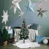 Jullekorationer 1 st träd snö kjol dekor xmas förkläde år fest