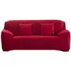 Stuhlabdeckung Feste Farbe Elastic Sofa Deckung für Wohnzimmerhülle Haus Stretch Sitz Spandex 1/2/3/4 Couch Abschnittal