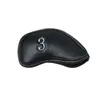 Inne produkty golfowe 12 komputerów PCS Portable PU Club Iron Head Covers Protector S Zestaw pokrycia 230107