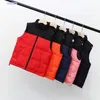 Tasarımcı Gilet Kids Kuzey Ceketler Down Ceket Yelekler Üst Isı Delek Tasarımı Bebek Bodywarmer Puffer Yüz Ceket Kadın Dış Giyim Moda Kış Kolu 2023