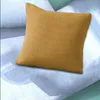 Travesseiro de travesseiro travesseiro de sofá -sofá confortável cor sólida decorativa para carro