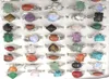 Mix Lot Natural Stone Rings Women039s Ring Fashion Jewelry Bague 50pcs 8116834