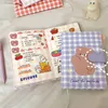 Pages School Stationery Supply Girl Heart Student Notebook con fibbia magnetica Album di ritagli fai-da-te Manuale di registrazione