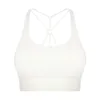 L348 PA66 Garen Stof Yoga Tops Anti-Slip Zoom Sport BH Nude Sense Tank Top Buttery Soft U Neck Bra Vrouwen Vest Dunne Rugband Bras