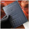 Designer men's and women's wallets fashion new products ultra-thin large capacity multi-slot leather woven sheep pickup cover