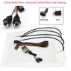 Car Seat Covers 12V Universal 6 Level Carbon Fiber Heated Heating Heater Pads Winter Warmer Kit