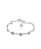 925 Sterling Silver sparkling star Charms Bracelets with box Fit Pandora European girl lady Beads Jewelry Bangle Real Bracelet for2272918