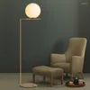 Floor Lamps Loft Lamp Rattan Glass Ball Candelabra Modern Design