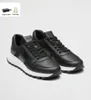 Z projektantem pudełka Prax 01 Man Sneakers Buty Białe czarne skórzane trenerzy płytowe deskorolki Walking Men's Casual Runner Sports EU38-46