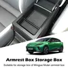 Car Organizer Central Armrest Storage Box For MG4 EV EH32 MuLan 20232023 2024 Center Secondary Console Container Tray