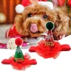 Abbigliamento per cani Cappello per animali domestici Berretti per cani leggeri Copricapo regolabile Maglia casual Natale