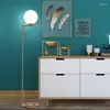 Floor Lamps Loft Lamp Rattan Glass Ball Candelabra Modern Design