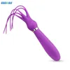 Skönhetsartiklar Geekis SM Slave Whip Fetish Spanking BDSM G-Spot Vibrator Clitoris Stimulator Octopus Form Sexiga leksaker för kvinnlig onani