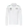 2023 F1 Racing Suit T-shirt Fórmula 1 Driver Camisas polo de manga comprida Tops Equipe Lapela Secagem rápida Camisa masculina casual