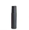 1/3oz Black Fragrances ROLL ON GLASS BOTTLE ESSENTIAL OIL Metal Roller Ball 100pcs 10ml