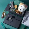 Caja de regalo de joyer￭a con bolso de tapa y cinta para cumplea￱os de la madre Cumplea￱os para nupcias bodas Baby Showers Regalos D￭a de San Valent￭n y m￡s