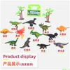 Science Discovery Mini Animal Model Dinosaur Simation Diy Archaeological Farm Insect Marine Forest Educación Juguetes para niños Diversión Dhfhx