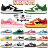 Casual Shoes Bapestas SK8 Men Womens A Sta Low ABC Camo Stars White Green Red Black Gul Pink Mens Sports Sneakers Platform Shoe Lkhj